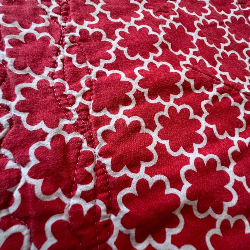 Handmade Patchwork Quilt Wall Hanging Floral Geisha Lap Quilt 43x32